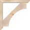 Ekena Millwork Westlake Slat Smooth Bracket w/ Offset Brace, Douglas Fir, 5 1/2"W x 40"D x 40"H BKT0604X40X40WTL06SDF - alternate 3